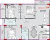 Floor plan of 3 BHK 1460 Sq. Ft. Apartment in Adithya Lujoso, Bangalore