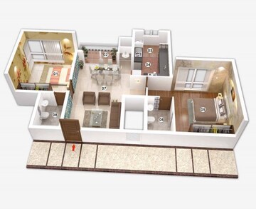  2 BHK Apartment at Ahad Opus, Sarjapur – for Rent