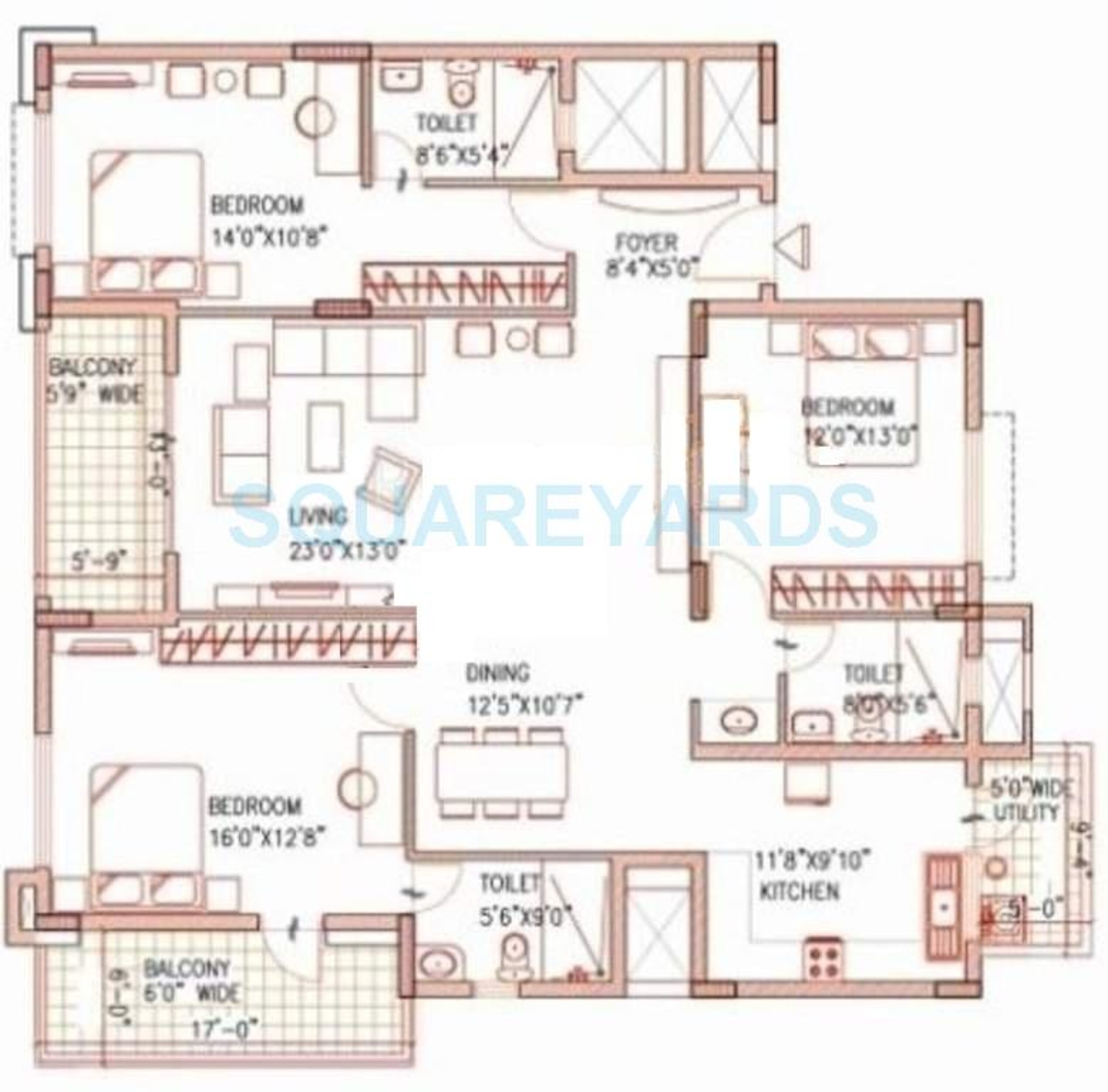 ajmera arista apartment 3bhk 2500sqft1