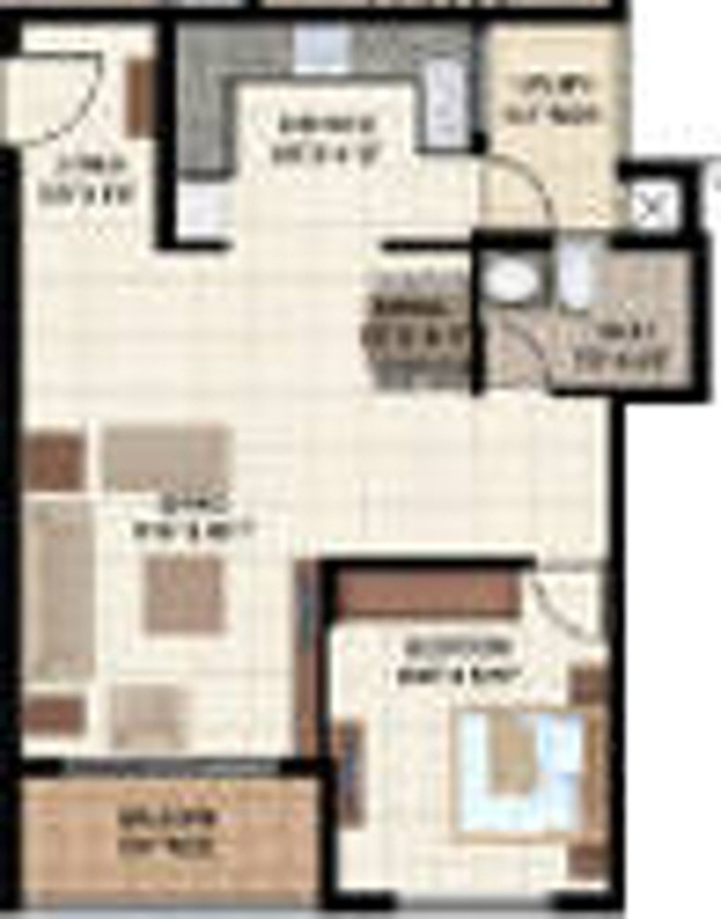 ajmera stone park apartment 1 bhk 901sqft 20204314174305