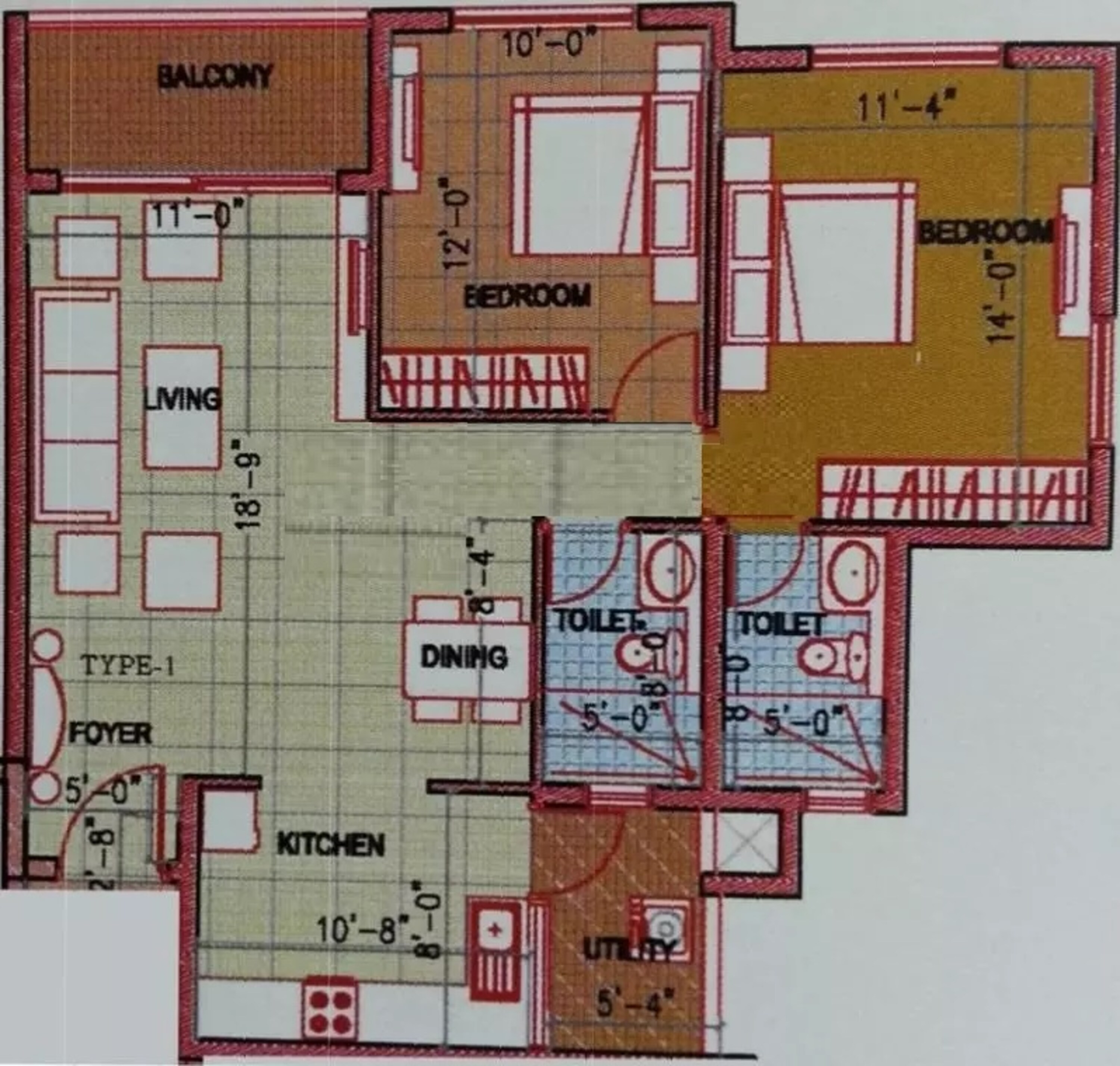 ajmera stone park apartment 2bhk 956sqft91