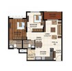 Ajmera Stone Park Phase I 2 BHK Layout