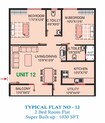 Akul Residency 2 BHK Layout