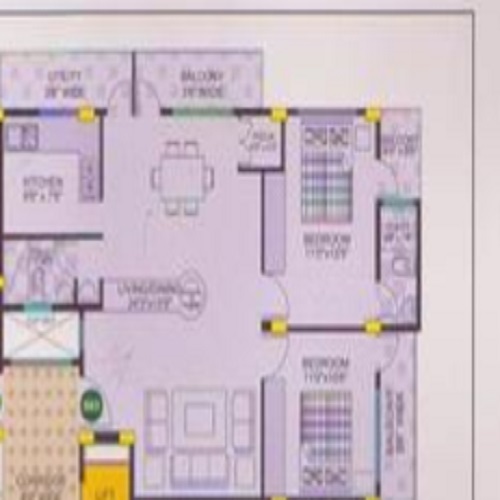 2 BHK 1104 Sq. Ft. Apartment in Amma Srirama Residency