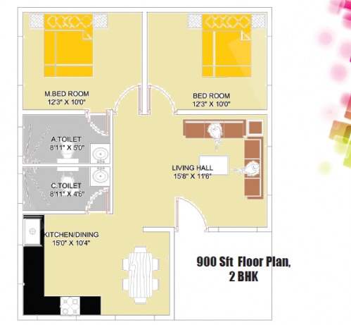 annciya serene villa 3bhk 1500sqft31