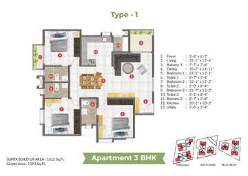  3 BHK Apartment at Aratt Cityscape, Budigere Road – for Sale