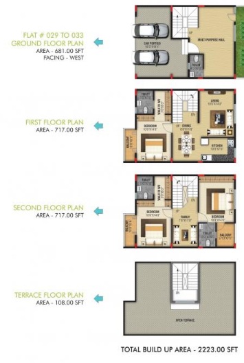 ARS Bhavisha 3 BHK Layout