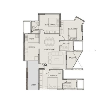  3 BHK Apartment at Artismo Millionaire Towers, Chikkajala – for Sale