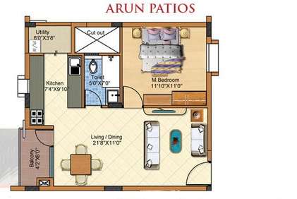 arun patios apartment 1bhk 730sqft 1
