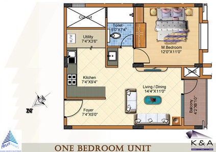 arun patios apartment 1bhk 830sqft 1