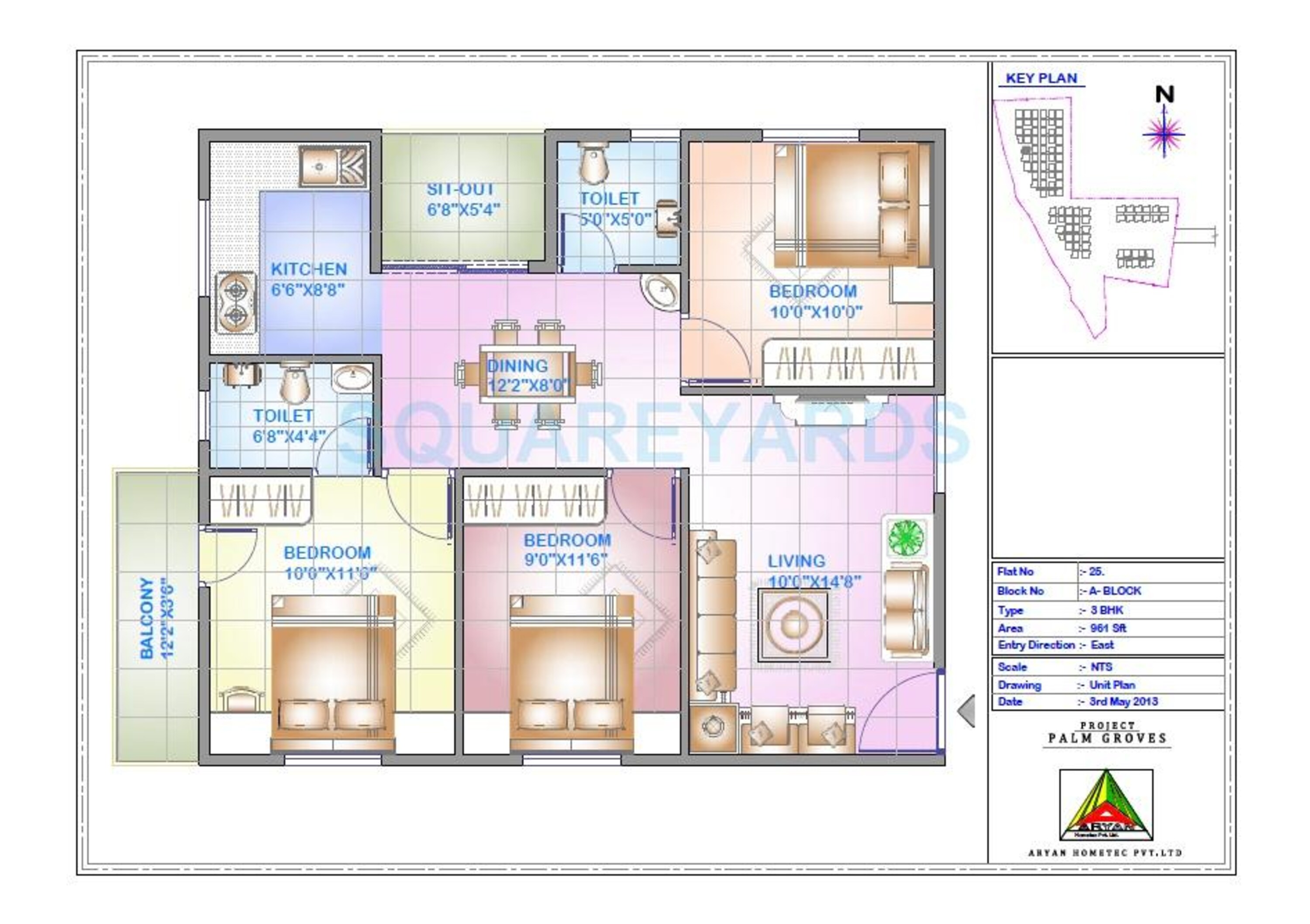 aryan hometec palm groves apartment 3bhk 961sqft1