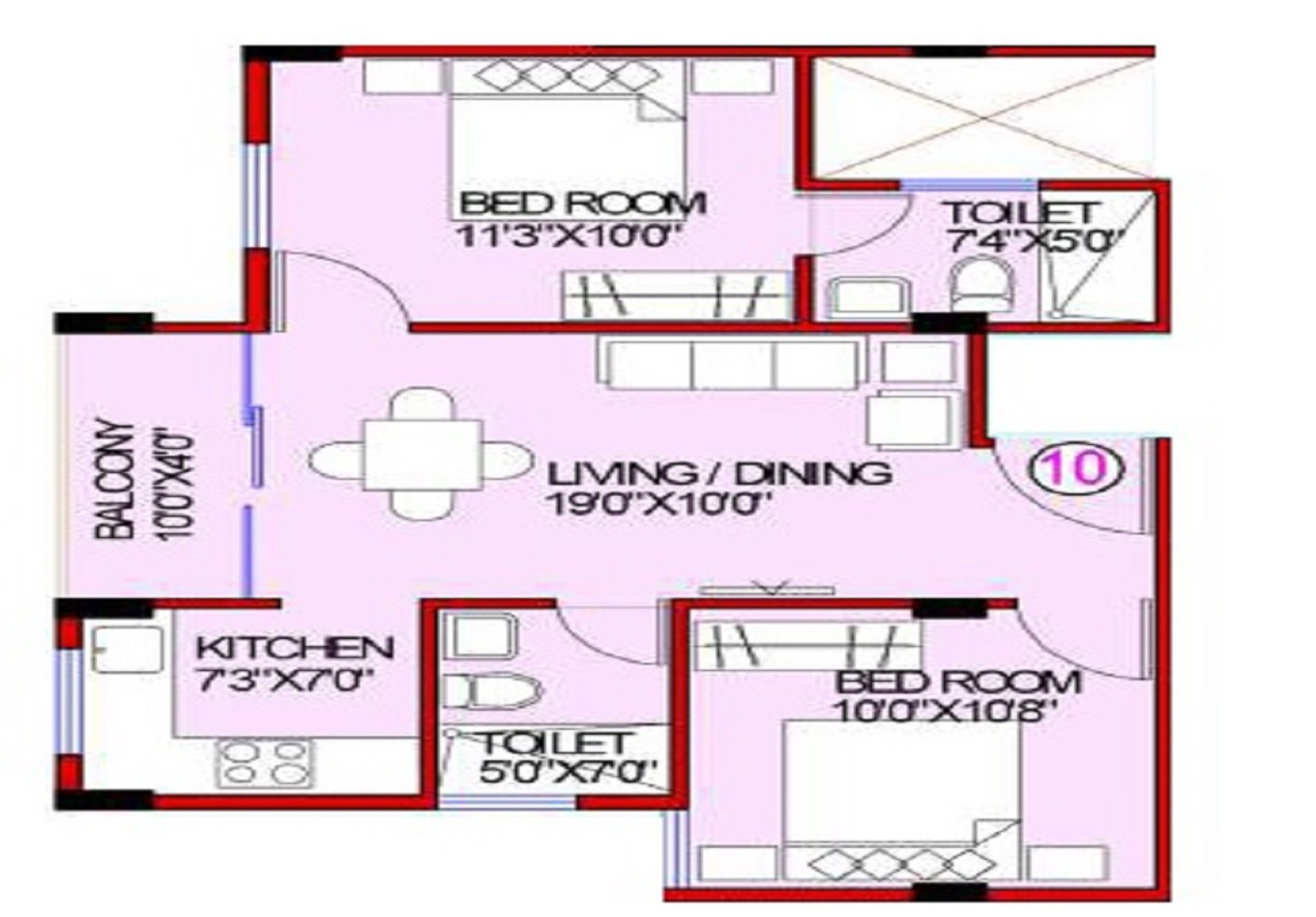 ashish green phase i apartment 2bhk 770sqft21