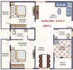 Asrithas Grand Living 2 BHK Layout