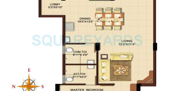 asset builders aura apartment 3bhk 1404sqft1