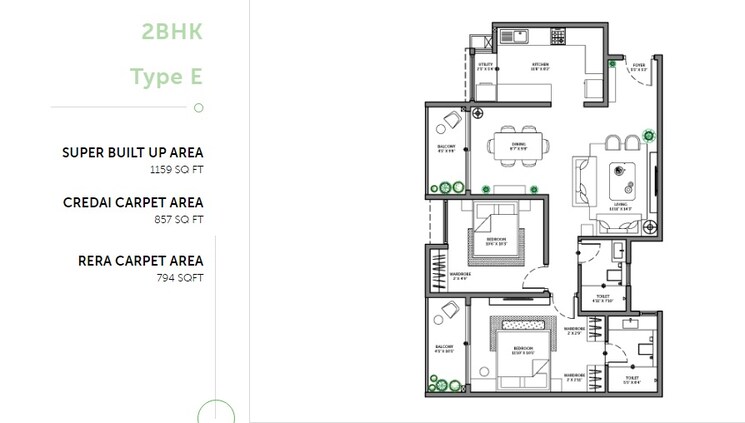 Other, assetz-63-degree-east 2 Bedroom 794 Sq.Ft. Apartment In Off Sarjapur Road Bangalore 9134559