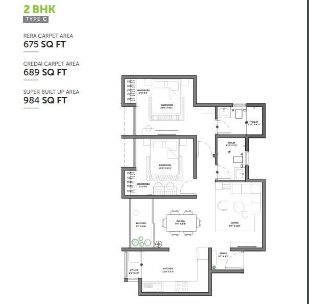 assetz 63 degree east apartment 2bhk 984sqft31