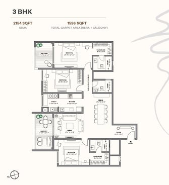 3 BHK Apartment For Resale in Assetz 66 And Shibui Whitefield Road Bangalore  8100428