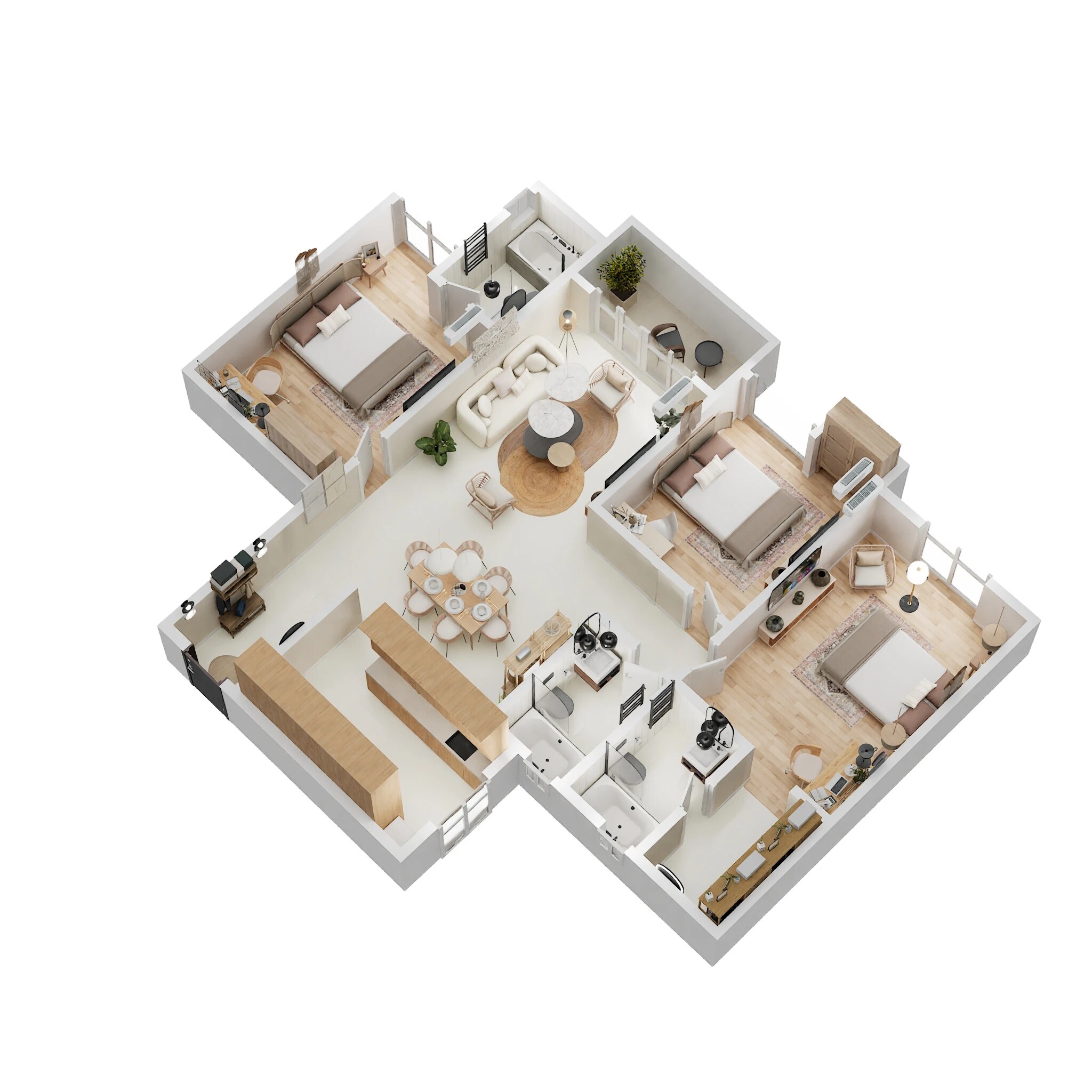 3 BHK 1564 Sq. Ft. Apartment