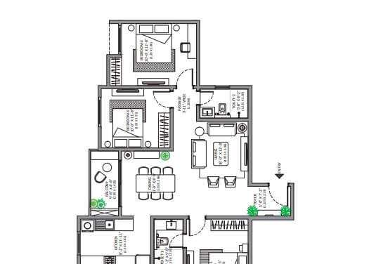 assetz marq phase 2 apartment 3bhk 1366sqft 1