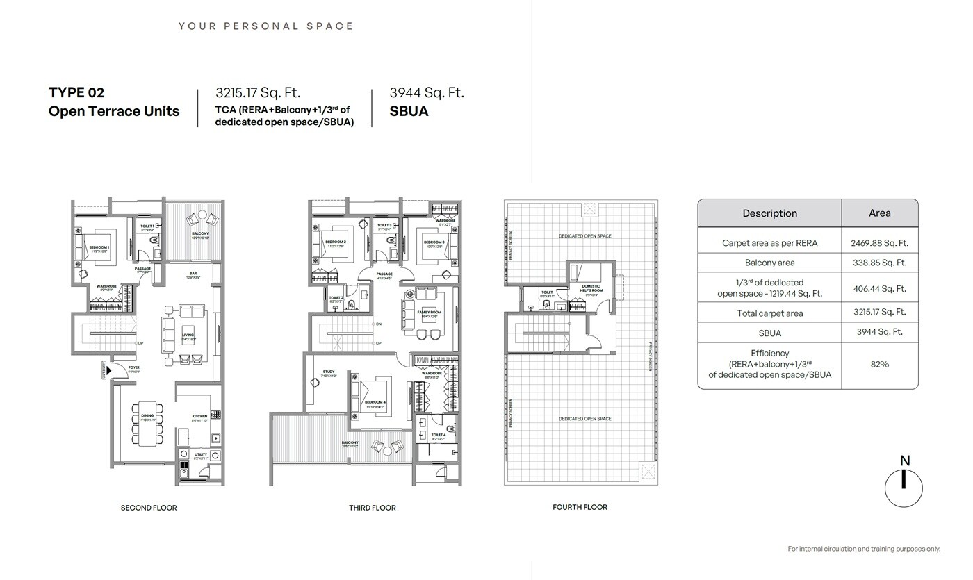 4 BHK 3944 Sq. Ft. Villa