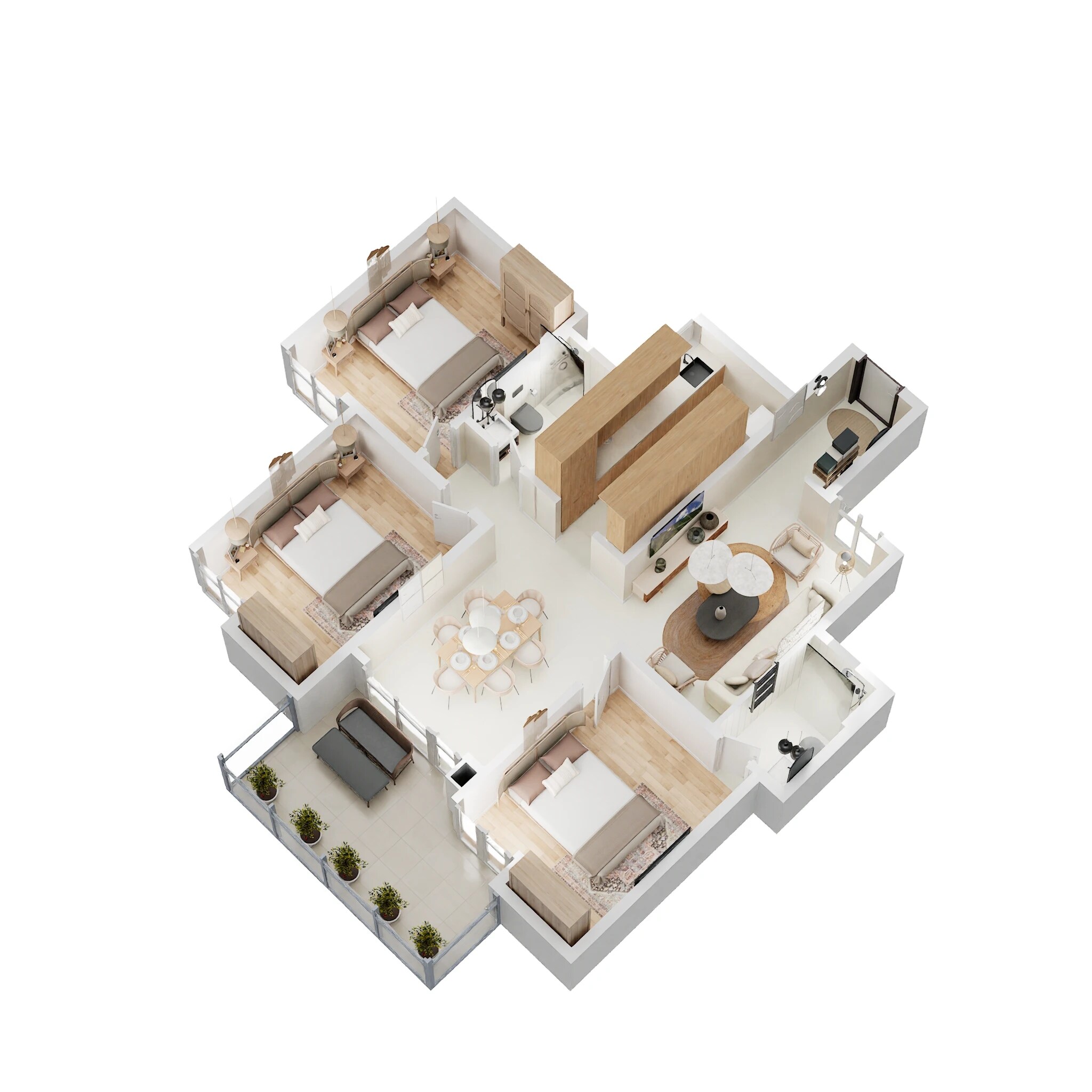 3 BHK 1427 Sq. Ft. Apartment