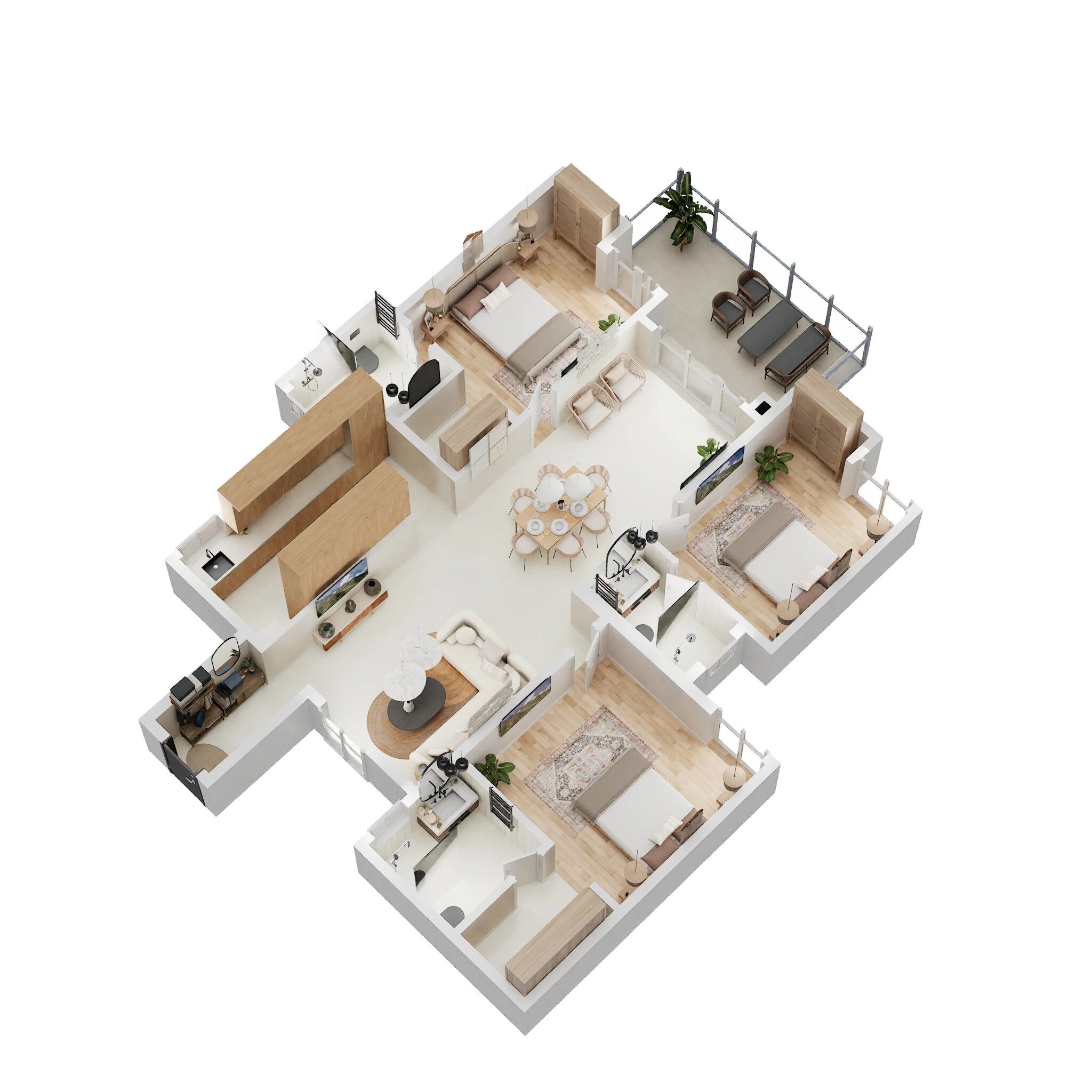 3 BHK 1707 Sq. Ft. Apartment