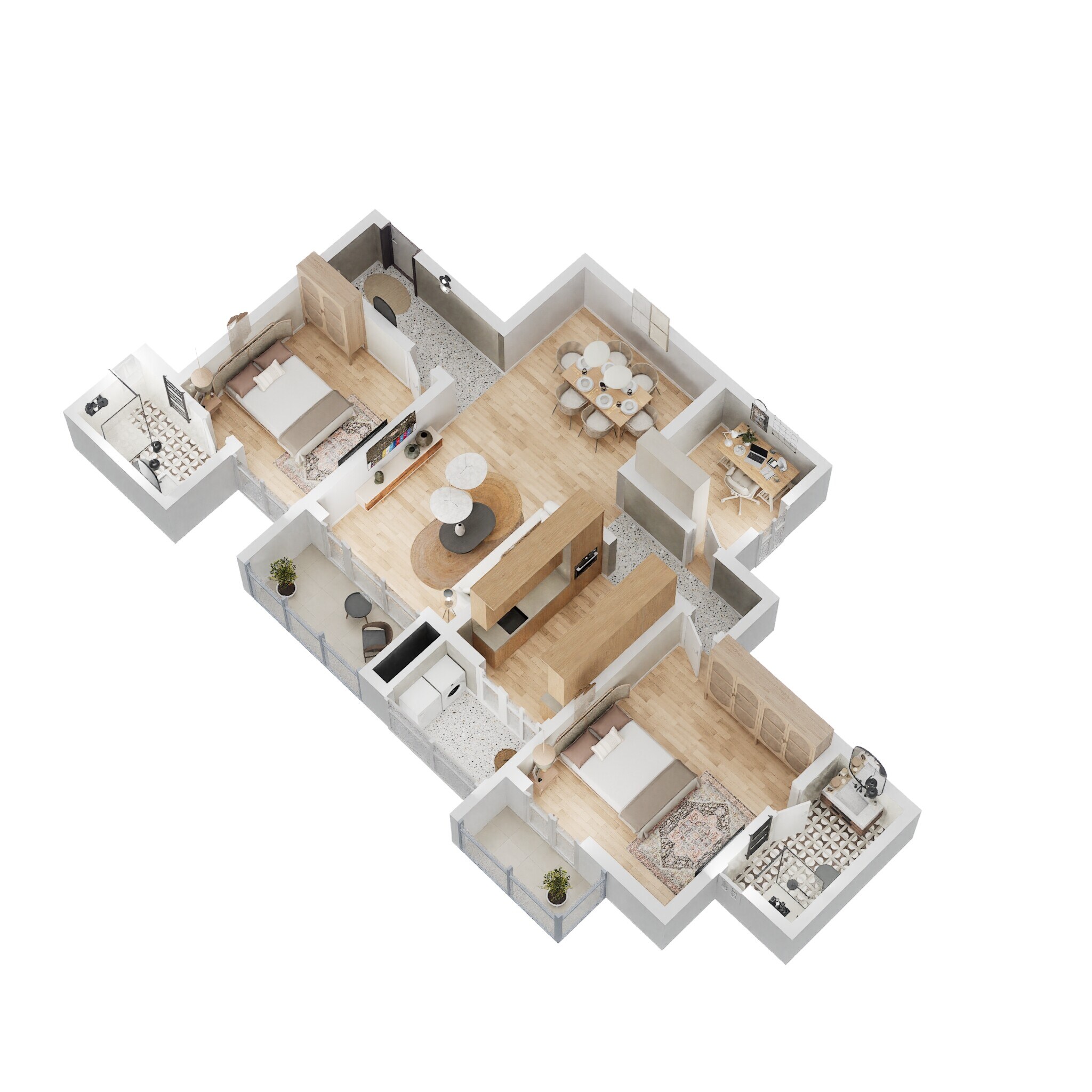 2 BHK 1430 Sq. Ft. Apartment