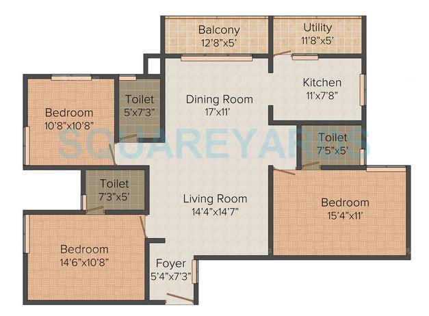 atz areva apartment 3bhk 1710sqft1