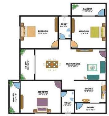 bavisha bentley greens apartment 3 bhk 1259sqft 20200621120648