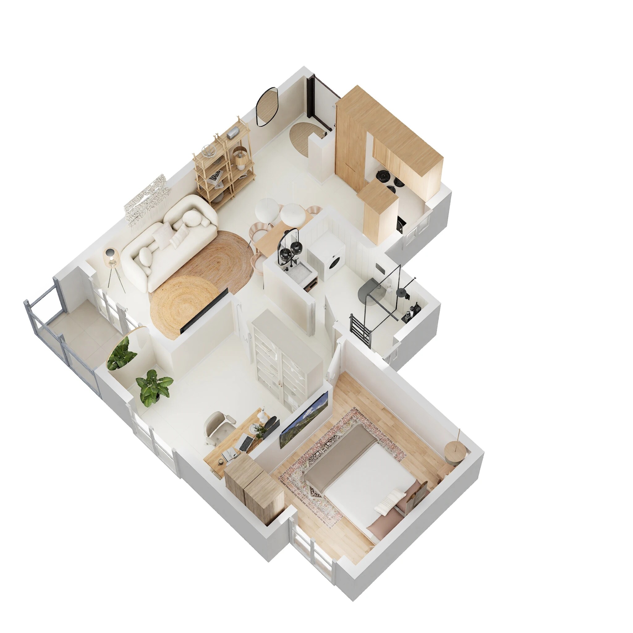 1 BHK 759 Sq. Ft. Apartment