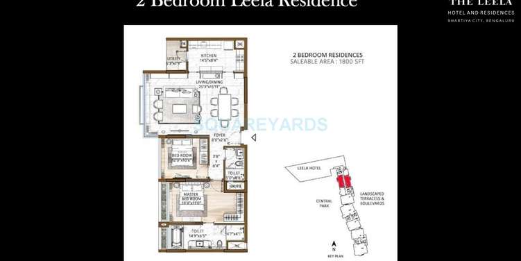 bhartiya leela residences apartment 2bhk 1790sqft1