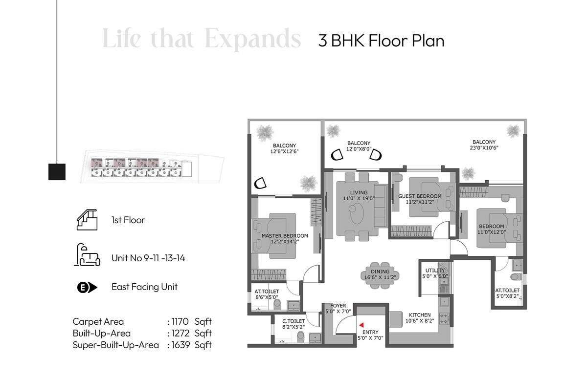  3 BHK Apartment at Binary Etania, Sarjapur – for Sale