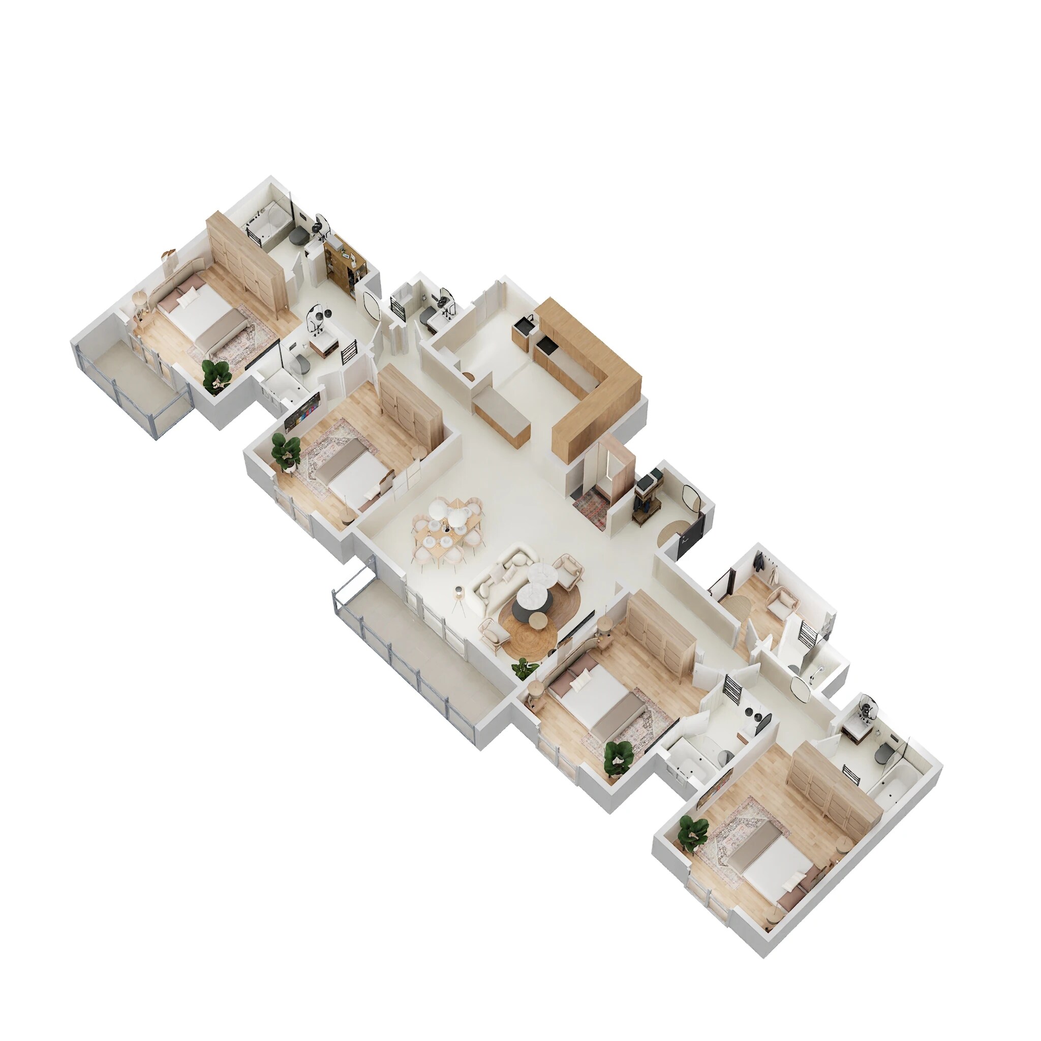 4 BHK 2500 Sq. Ft. Apartment