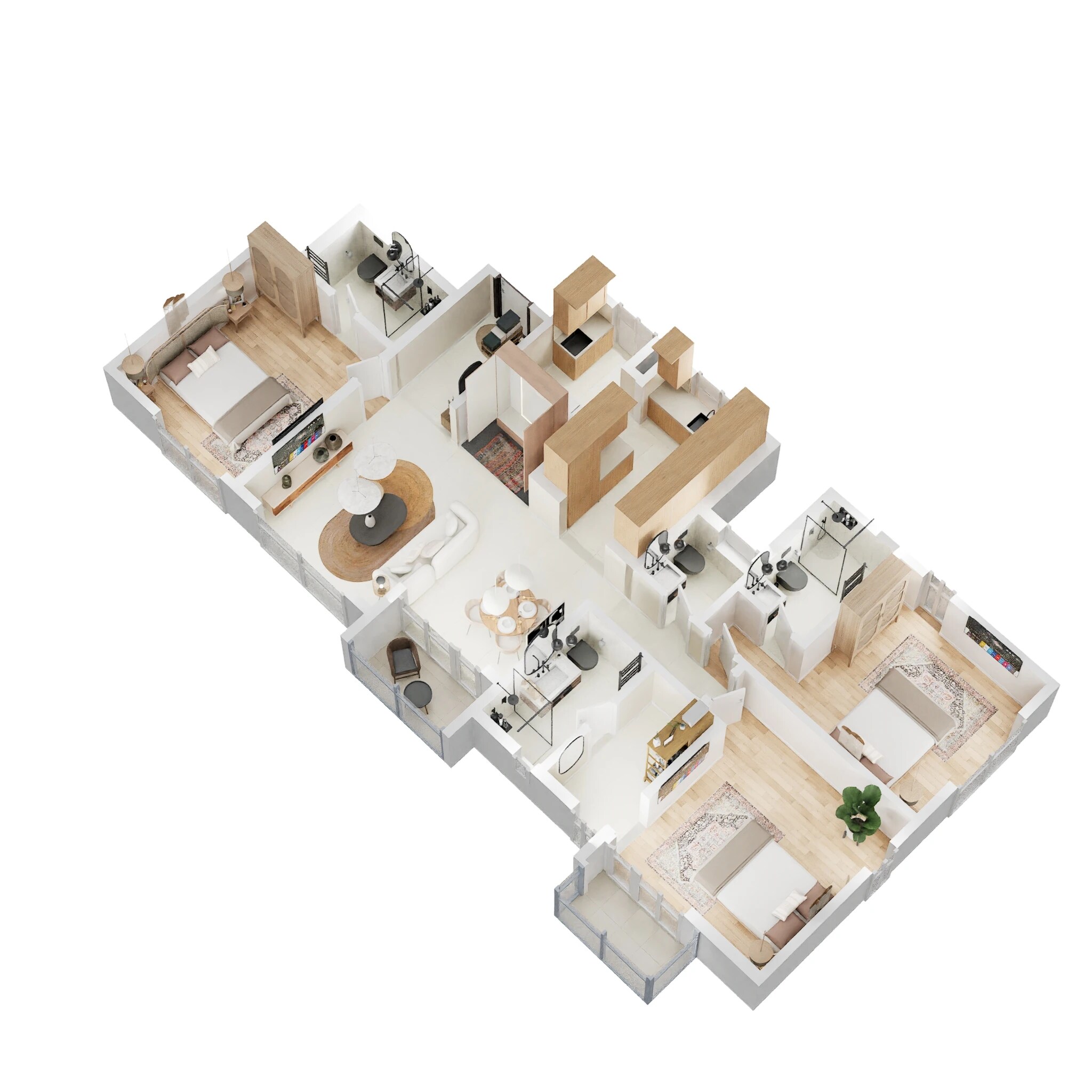 3 BHK 1752 Sq. Ft. Apartment