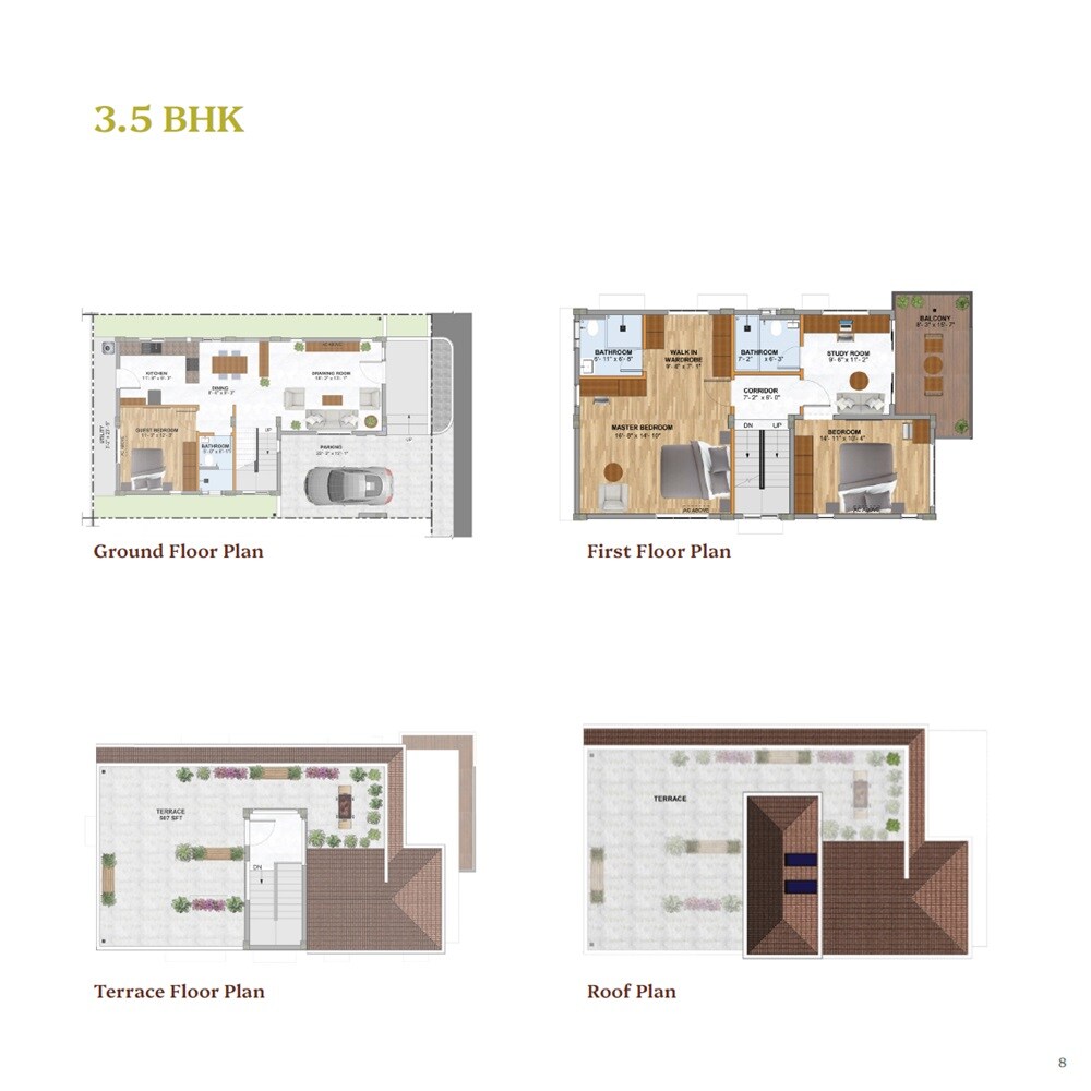 3 BHK 2386 Sq. Ft. Villa