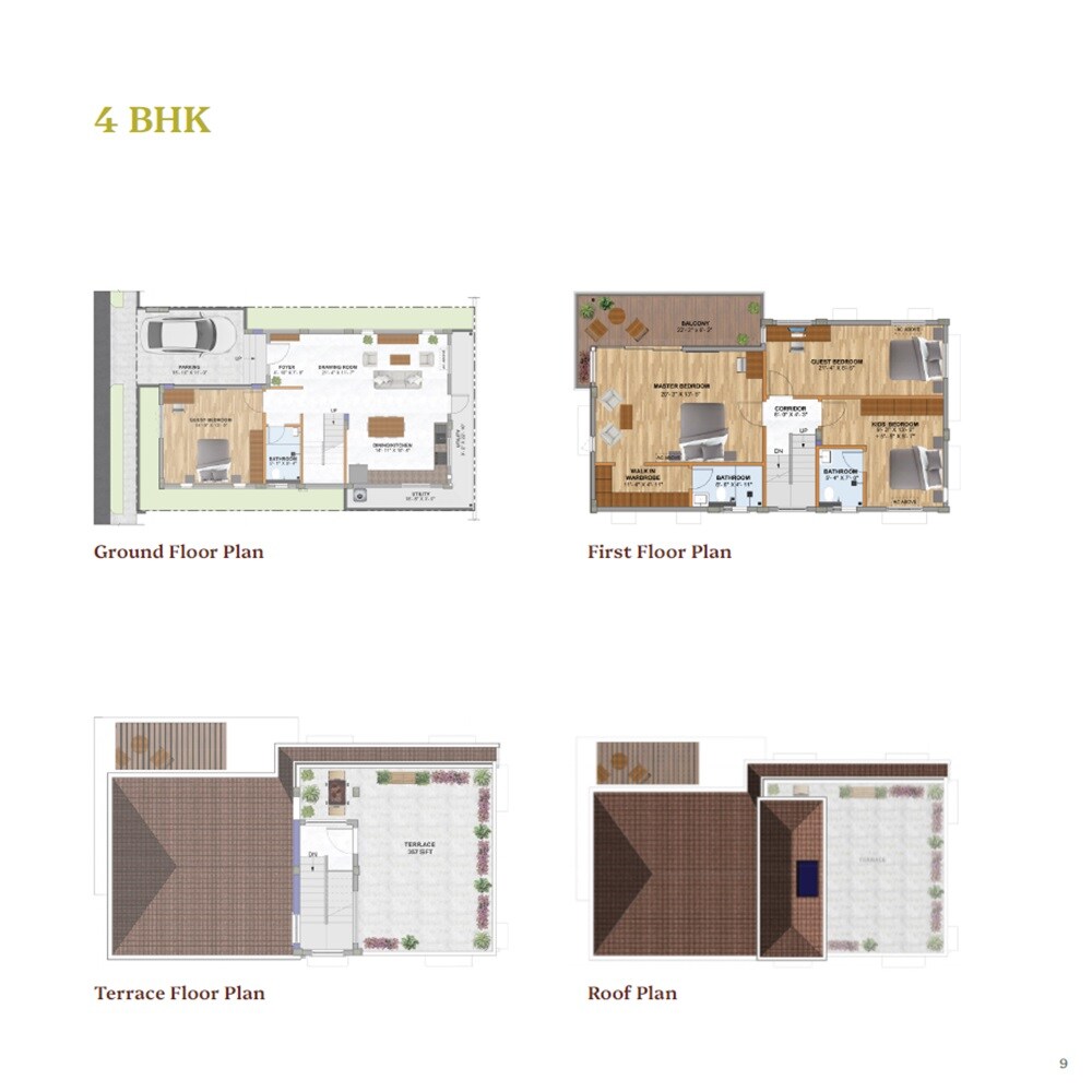 4 BHK 2825 Sq. Ft. Villa