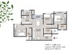 Bren Ananta 3 BHK Layout