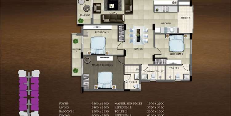 bren paddington apartment 3 bhk 1552sqft 20202125102145