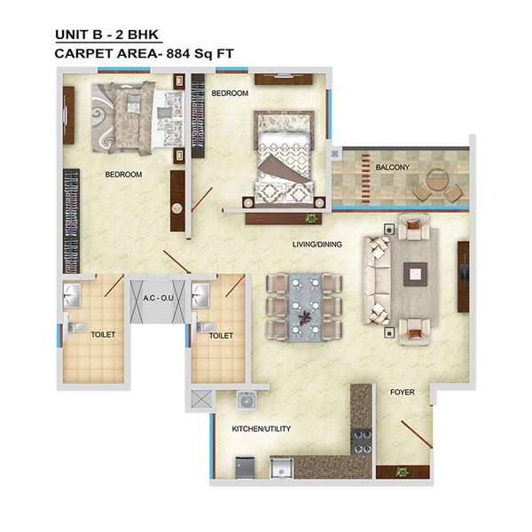bren starlight bangalore apartment 2bhk 1250sqft 20203824133828
