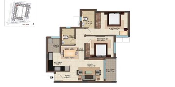  2 BHK Apartment at Bren Woods, Electronic City – for Sale