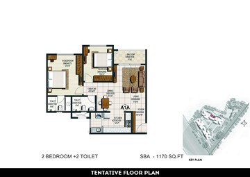  2 BHK Apartment at Brigade Buena Vista, Budigere – for Rent