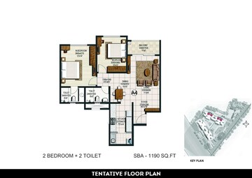  2 BHK Apartment at Brigade Buena Vista, Budigere – for Sale