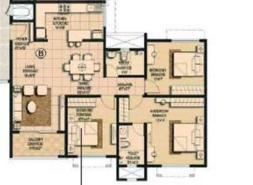  3 BHK Apartment at Brigade Buena Vista, Budigere – for Rent