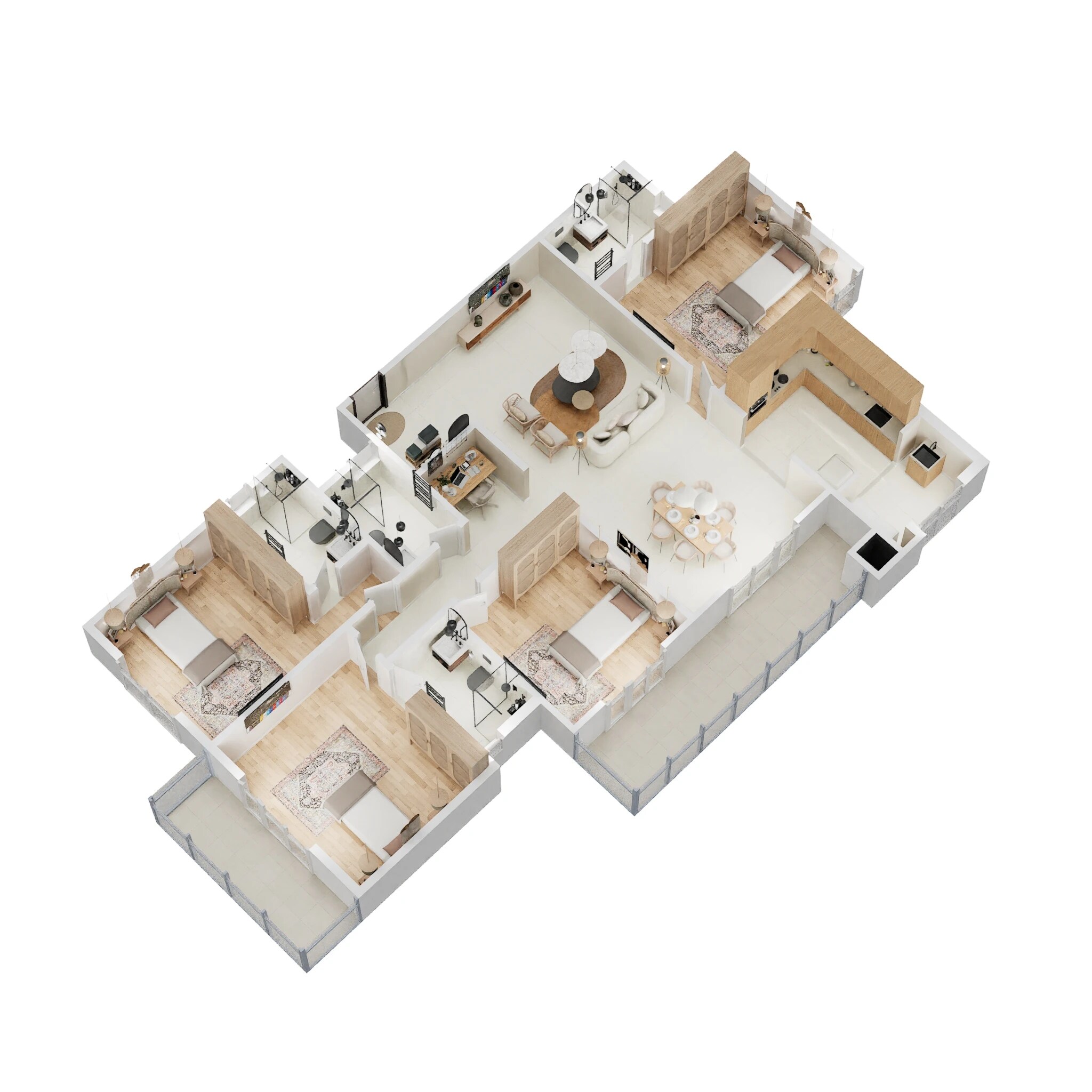 4 BHK 2528 Sq. Ft. Apartment