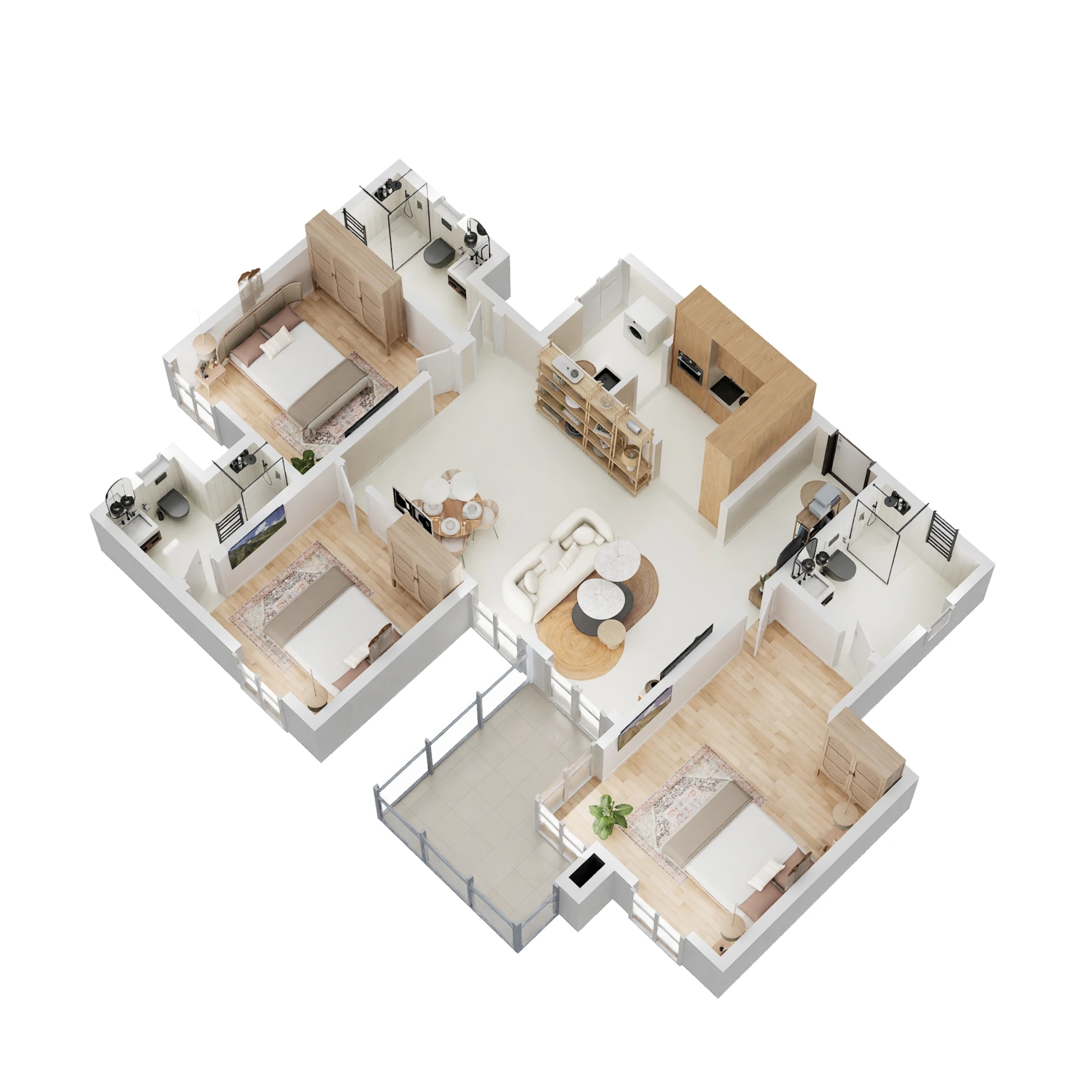 brigade cornerstone utopia apartment 3bhk 1072sqft121 3d 9737