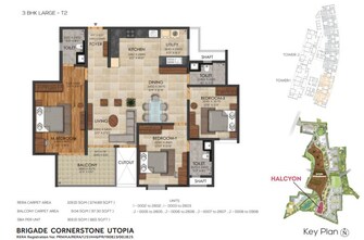 3 BHK Apartment For Resale in Brigade Cornerstone Utopia Halcyon Varthur Bangalore  6506431