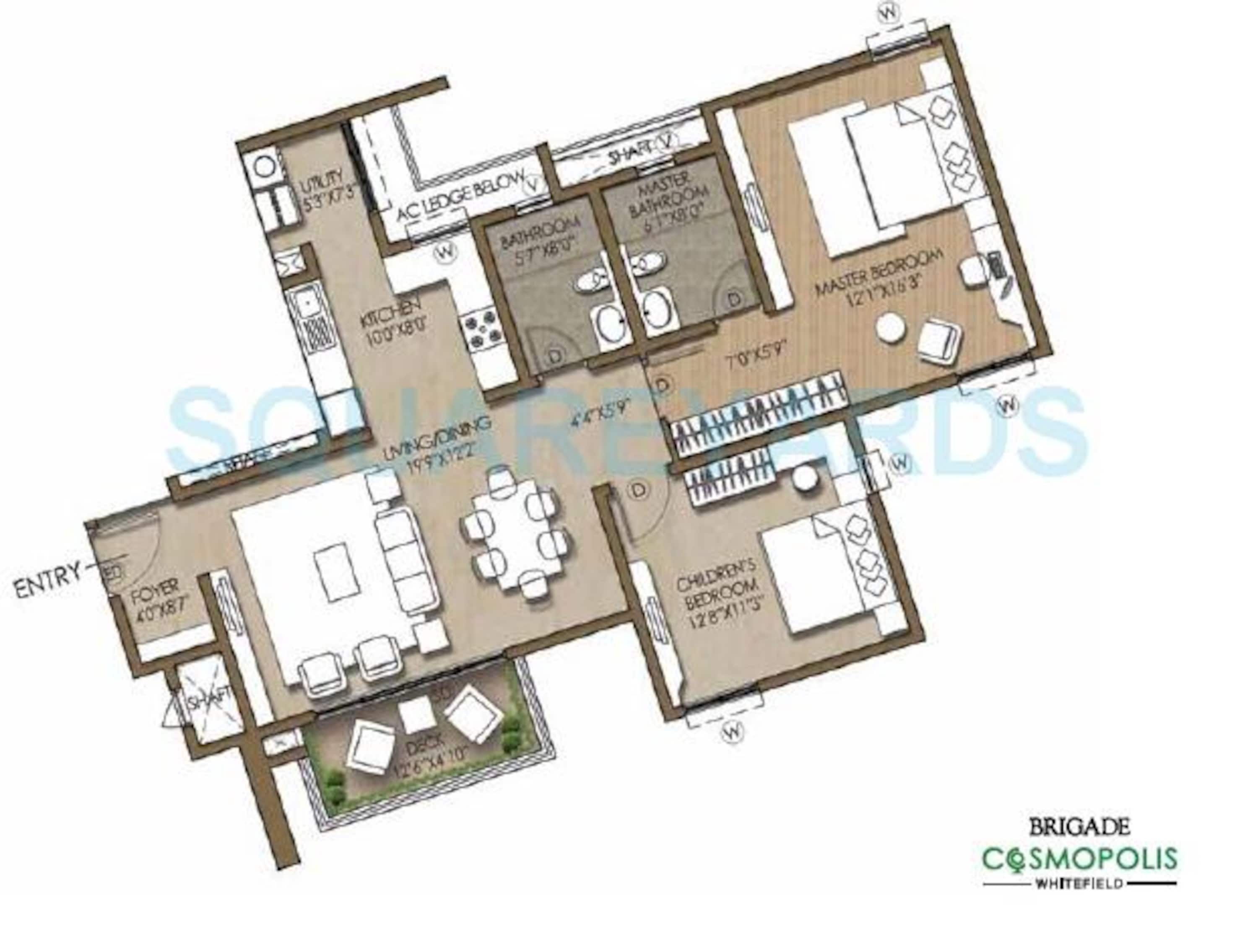 brigade cosmopolis apartment 2bhk 1370sqft1