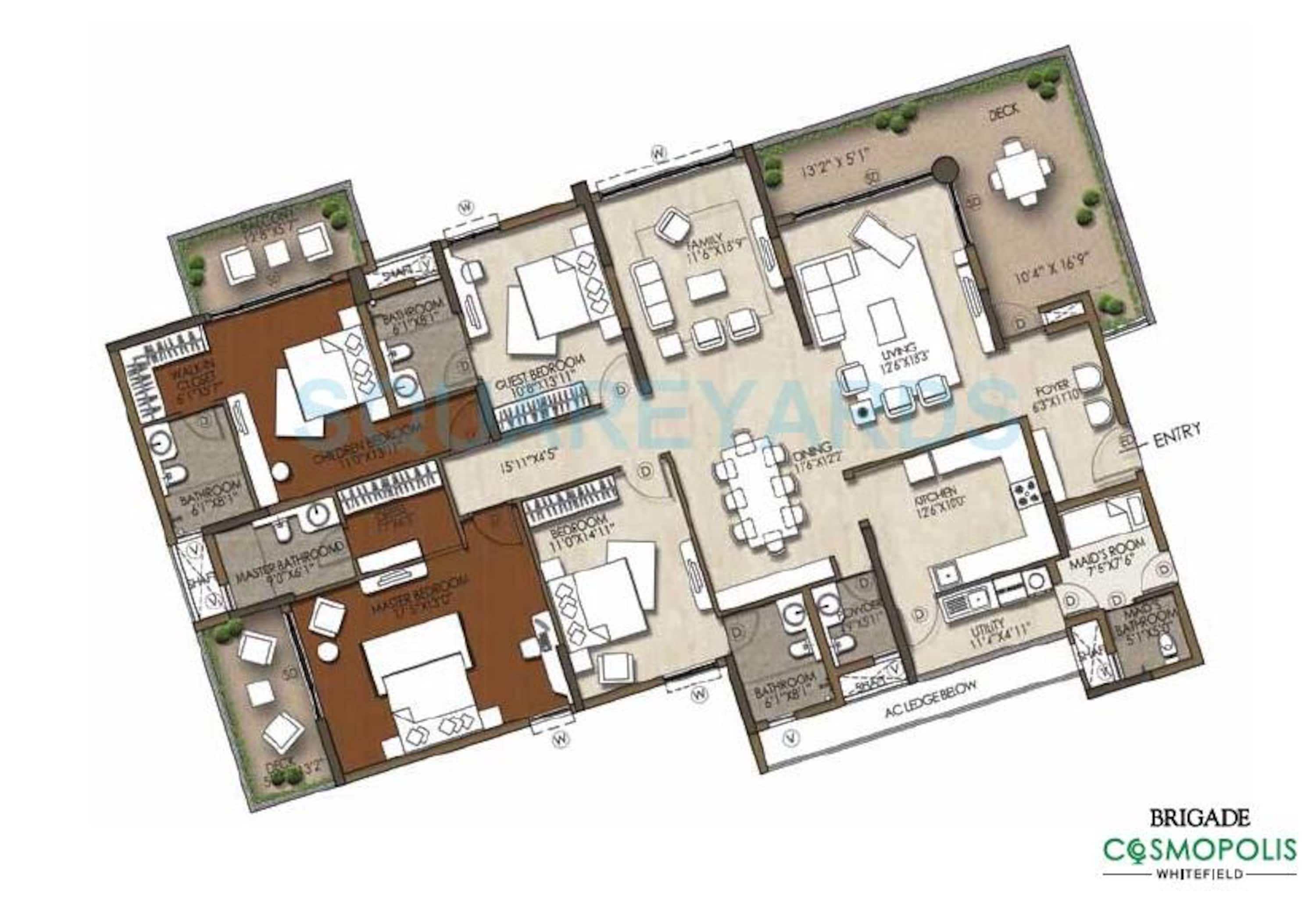 brigade cosmopolis apartment 4bhk 3370sqft1