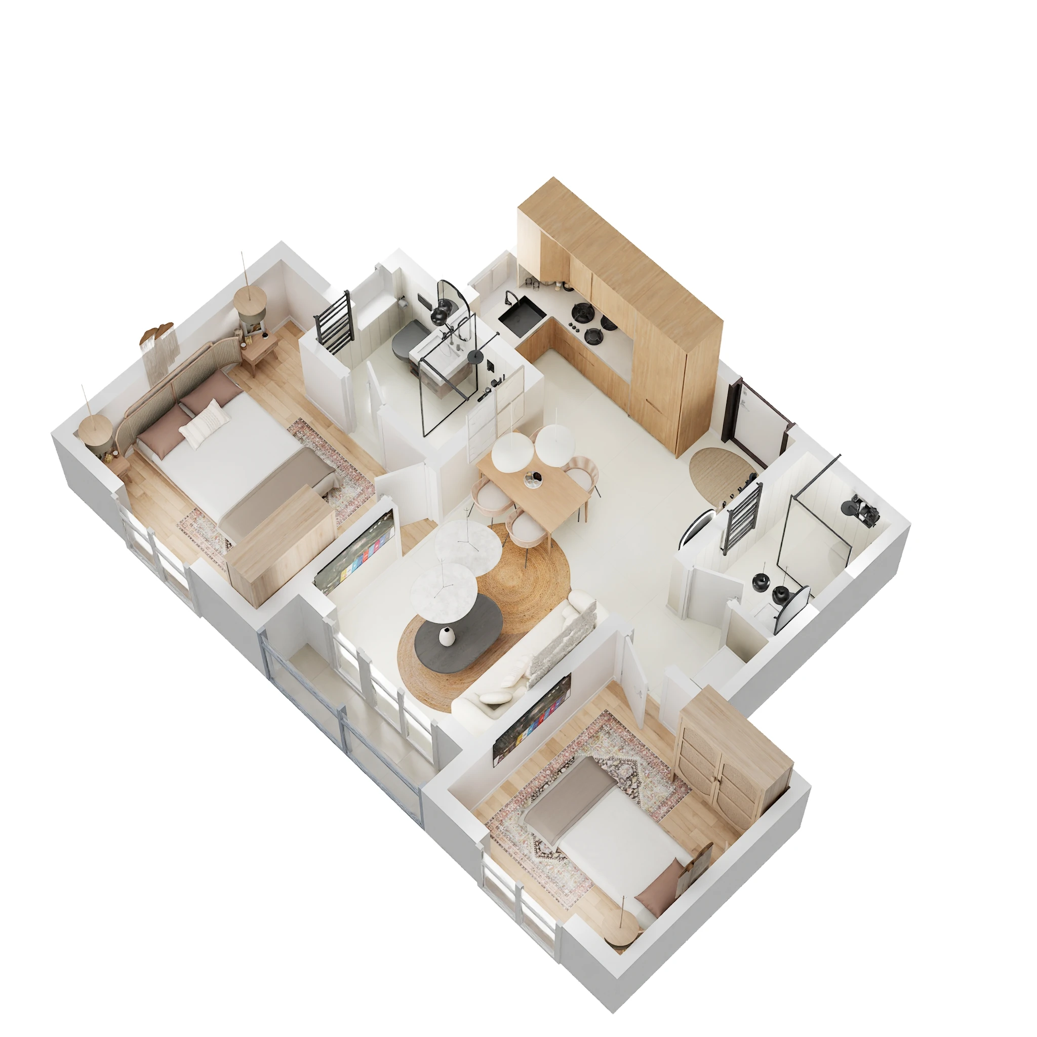 2 BHK 795 Sq. Ft. Apartment in Brigade El Dorado Gallium