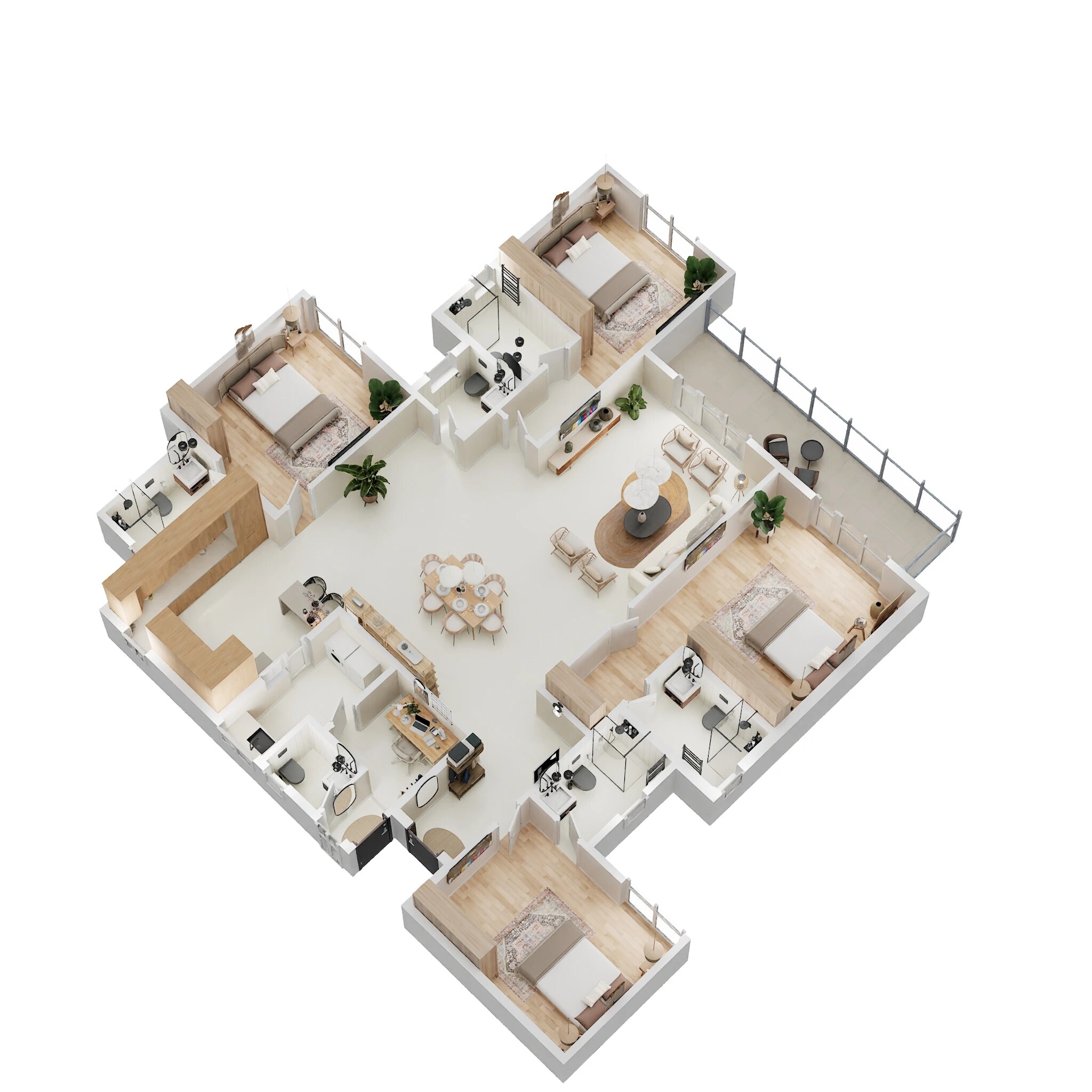 4 BHK 2700 Sq. Ft. Apartment